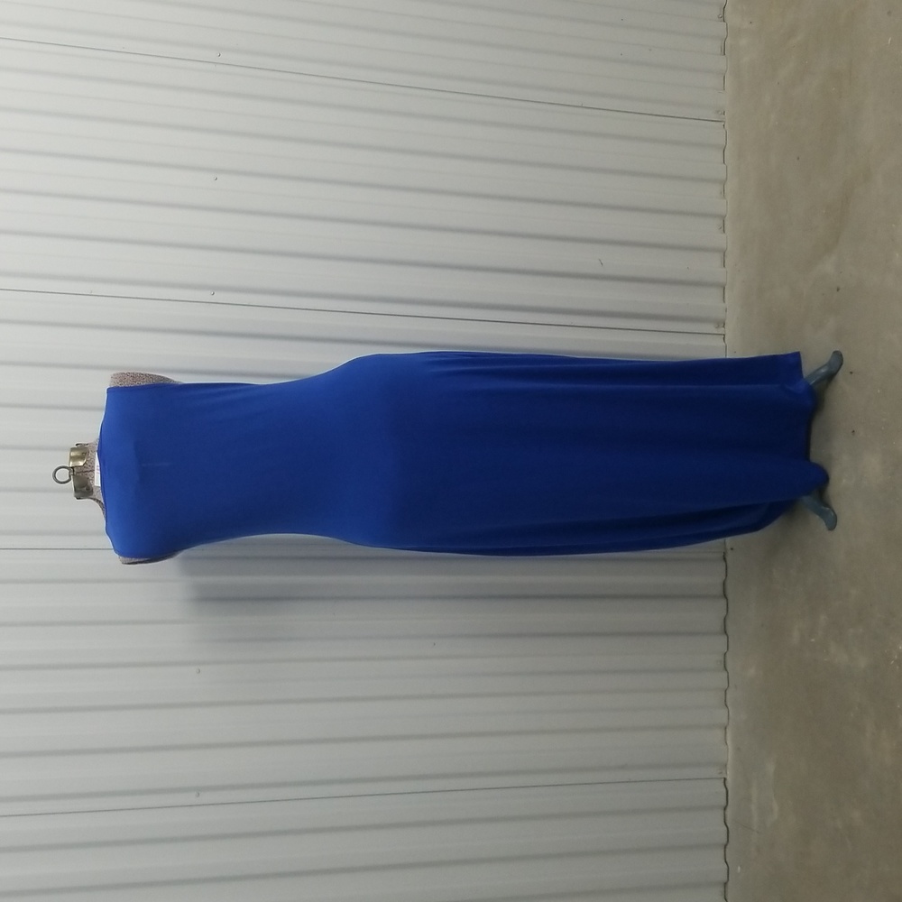 Blue Lula Roe Dani Dress - Picture 2 of 7